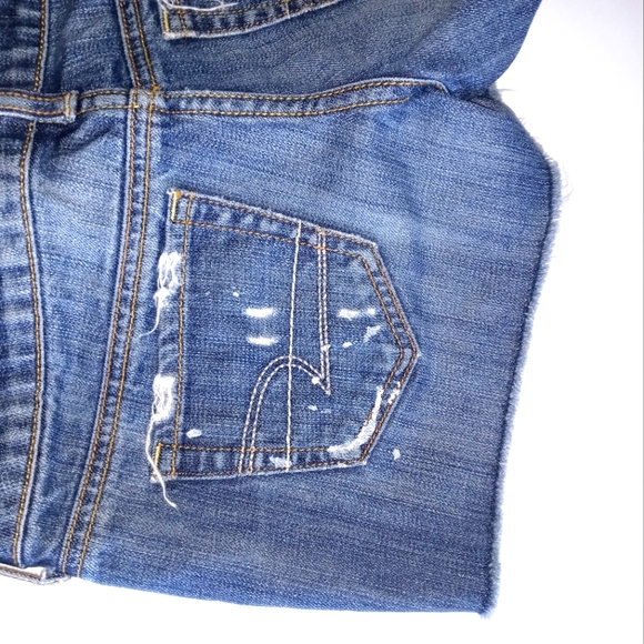 American Express distressed shorts size 2 - Picture 5 of 6